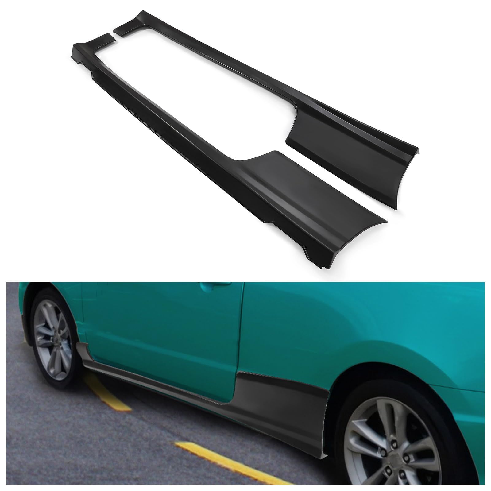 Amazon.com: KUAFU 2Pcs Side Skirts Compatible with 2006-2011 Honda